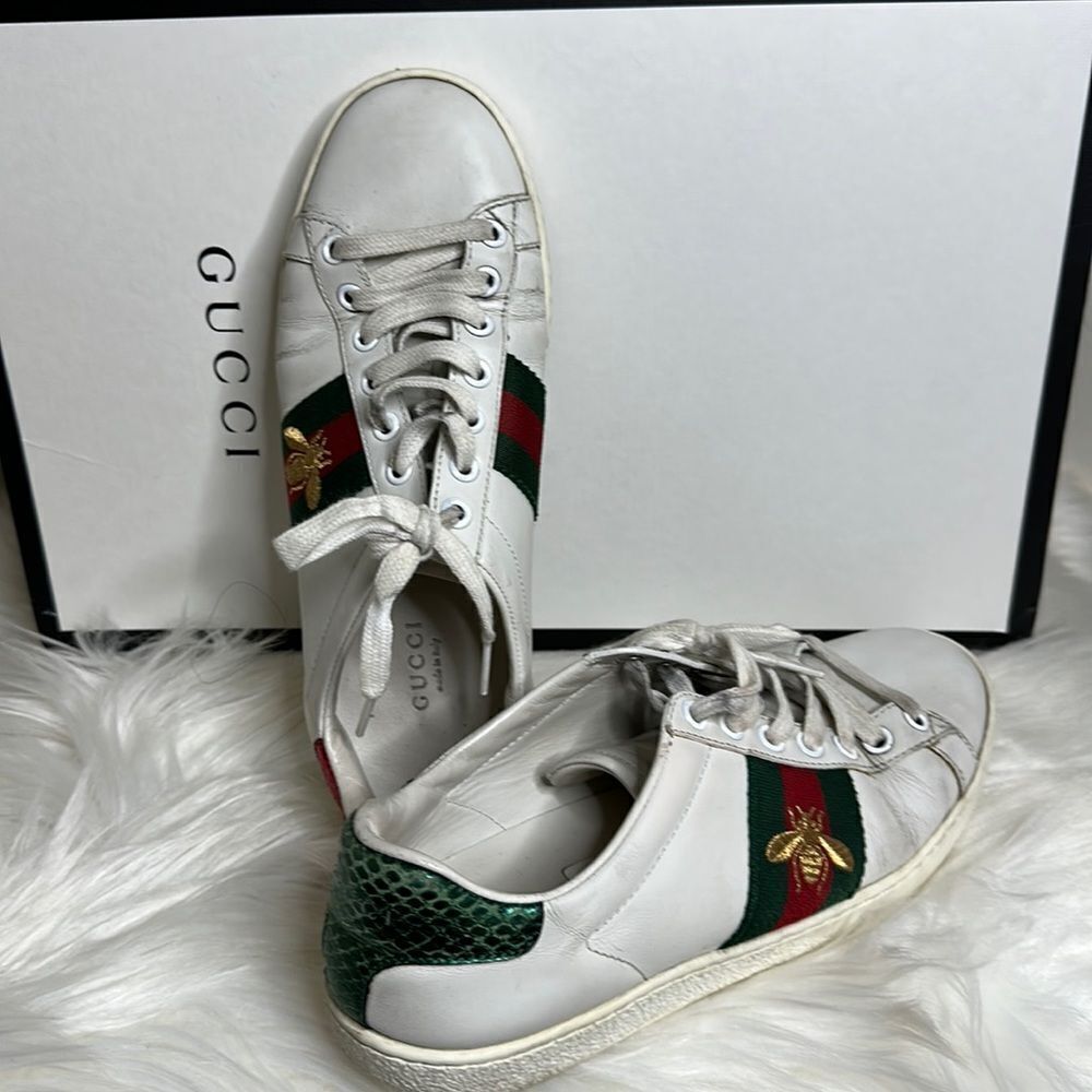 💯Authentic Gucci Sneakers with Cherryline,Size 35.5 🍀